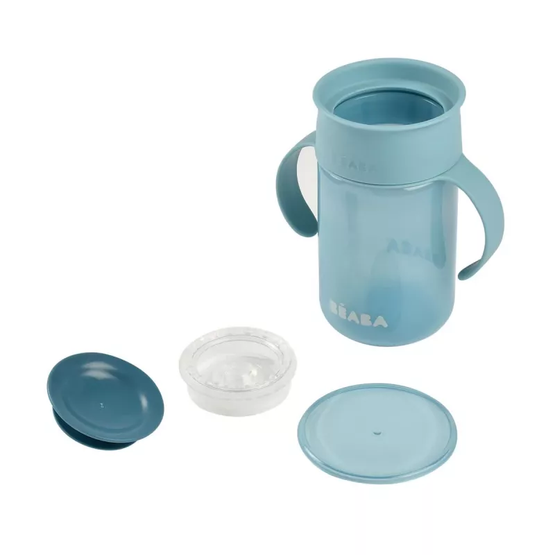 Beaba Copo de treino 360° azul 200 ml