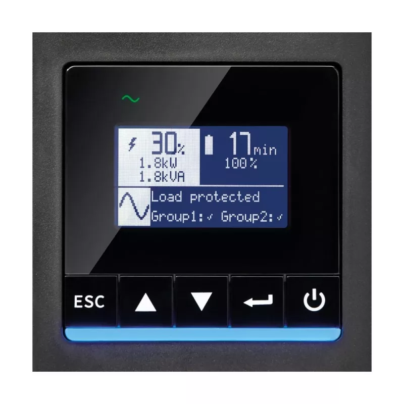 Eaton 9PX G2 9PX6KIRTNG2 UPS - 6000 VA / 6000 W - Online Double Conversion - 3U Rack/Tower - preto, prateado