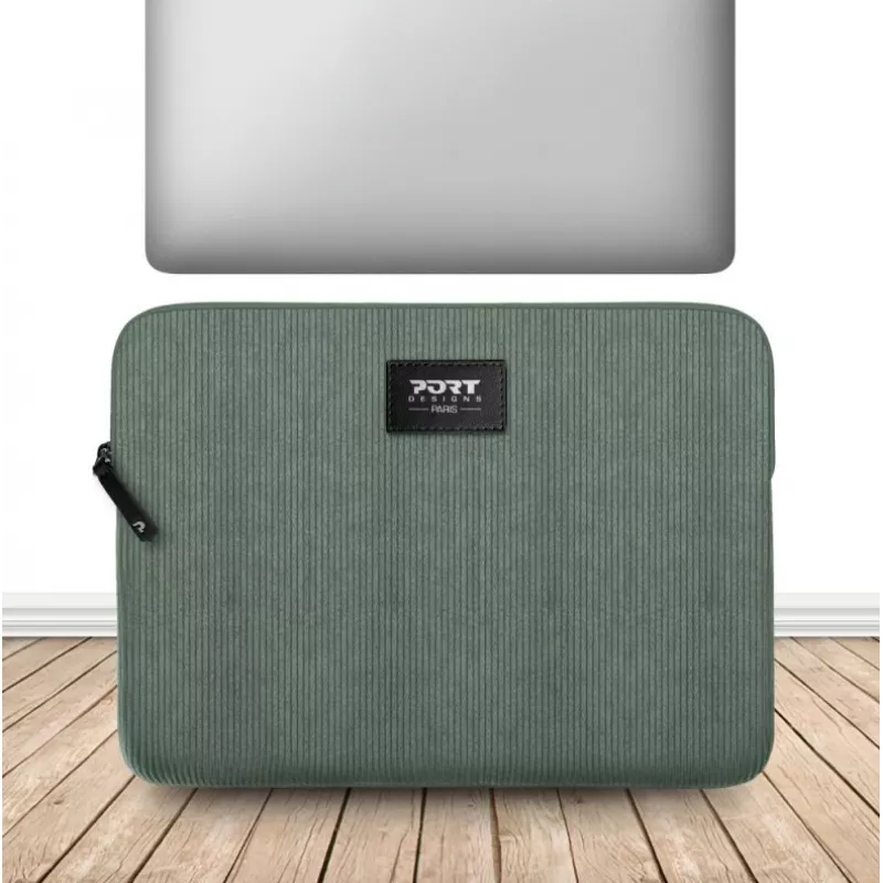 PORT DESIGNS MILANO II ECO Capa para portátil 13/14 polegadas verde azeitona