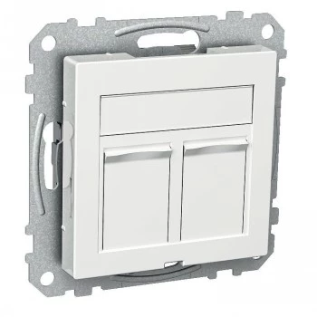 Schneider Electric Tomada de Dados Actassi S-One Cat6A STP RJ45 Branco