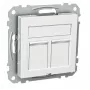 Schneider Electric Tomada de Dados Actassi S-One Cat6A STP RJ45 Branco