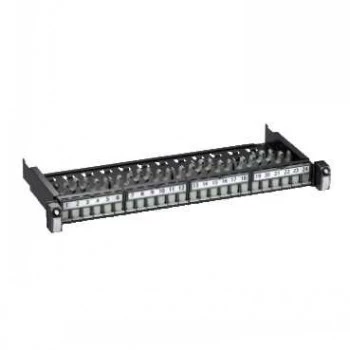 Schneider Electric Actassi S1 Patch Panel de Rede 24xRJ45 STP Cat6A 1U Branco