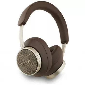 Guess Auscultadores Bluetooth On-Ear Sem Fios 4G Classic Logo - Castanho