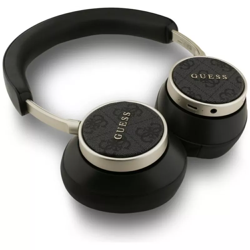 Guess Auscultadores Bluetooth On-Ear Sem Fios 4G Classic Logo - Preto