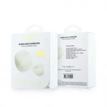 GUESS Auscultadores True Wireless Open-Ear Mini Classic - Branco