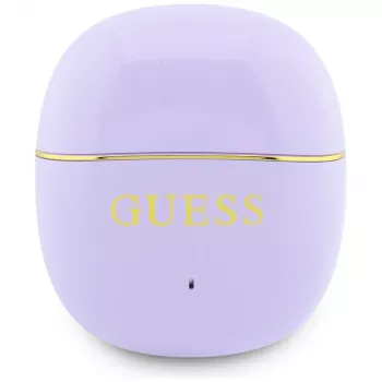 GUESS Auscultadores TWS Classic Glossy Gold Line - Lilás