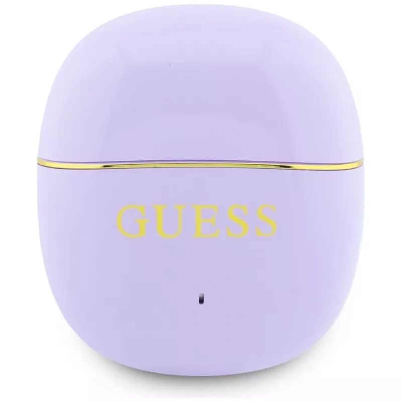 GUESS Auscultadores TWS Classic Glossy Gold Line - Lilás