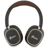 Guess Auscultadores Bluetooth Over-Ear ENC Rectangle Metal Script Castanho