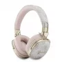 Guess Auscultadores Bluetooth Over-Ear ENC Metal 4G Script Logo Rosa