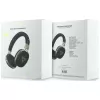 Guess Auscultadores Bluetooth Over-Ear com ENC, Logo Triangular Metálico Granulado, Preto