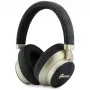 Guess GUE005456 Auscultadores Bluetooth Over-Ear com ENC, 4G Gold Script Metal, Preto