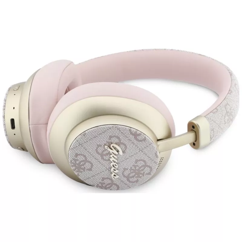 Guess GUE005458 Auscultadores Bluetooth Over-Ear com ENC, Rosa