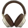 Guess GUE005457 Auscultadores Bluetooth Over-Ear com ENC, Castanho, Design Gold Script Metal