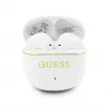 GUESS Auscultadores TWS Classic Glossy Gold Line Branco