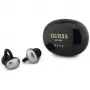 Guess Auscultadores Bluetooth Estéreo Open-Wearable com Acabamento Metálico, Peças Eletrogalvanizadas e Logo Clássico Preto
