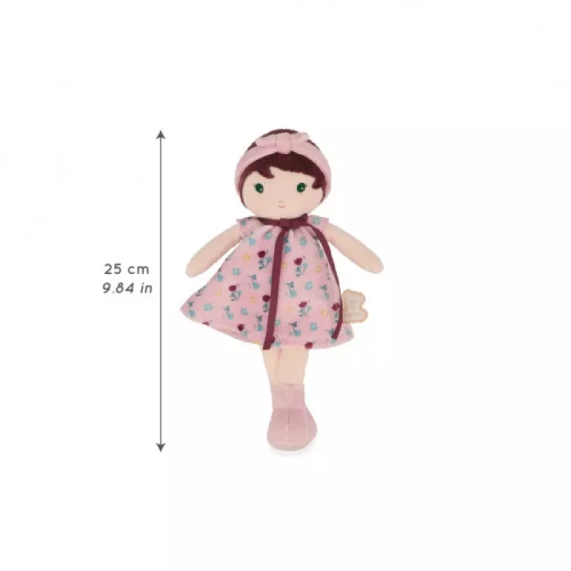 Kaloo Boneca de Peluche Léonie 25 cm em Caixa de Oferta - Coleção Tendresse