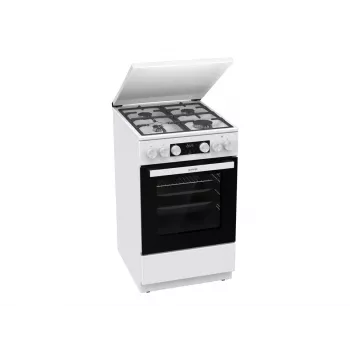 Gorenje GK5C42WF-B Fogão Independente Gás-Elétrico, Branco, 50 cm, 70 L