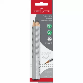 FABER-CASTELL GRIP 2001 Lápis de Grafite HB (pack de 6)