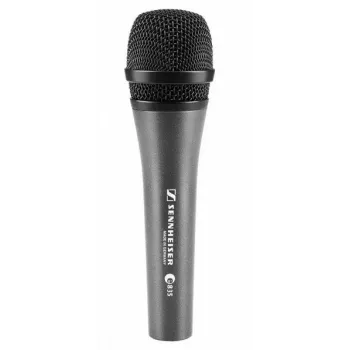 SENNHEISER E 835 Microfone Vocal Dinâmico, Cardioide, XLR, Antracite, com Pinça e Bolsa