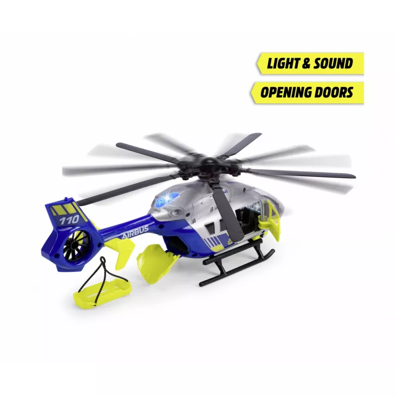 SIKU Super Helicóptero da Polícia em Metal Fundido