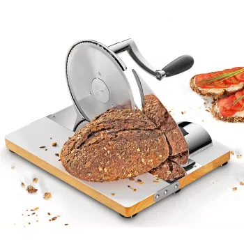 Zassenhaus Vintage Cortador de Pão Manual Cromado