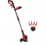 EINHELL Power X-Change Corta-Relva a Bateria GE-CT 18/25-1 Li-Solo, 18V (Vermelho/Preto, sem bateria e carregador)