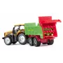 SIKU Blister JCB com Distribuidor Universal Strautmann - Escala 1:87 Conjunto de Modelos em Metal Fundido