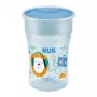 Copo de treino NUK Magic Cup 230ml azul com rebordo para beber 360°