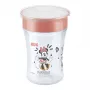 Copo de treino NUK Disney Mickey Mouse Magic Cup 230ml vermelho com rebordo para beber 360°