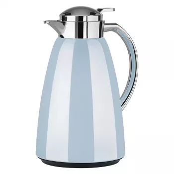 Garrafa térmica EMSA CAMPO, 1 litro, azul-claro / aço inoxidável, fecho QUICK TIP
