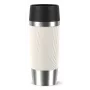 Caneca de viagem EMSA TRAVEL MUG Classic Twist (creme/aço inoxidável, 0,36 litros)