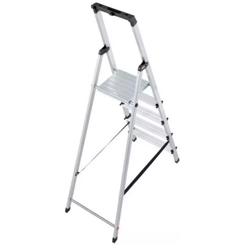 Escadote de um lado Krause SOLIDY 1x5 126238, 5 degraus, alumínio, capacidade de carga 150 kg