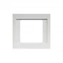 Moldura de 1 módulo Berker K.1 branco polar vertical