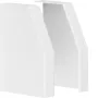 Hager L22359010 par de tampas de extremidade para calha RK 150x110 mm, branco puro
