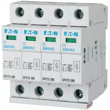 EATON SPCT2-280/4 Dispositivo de proteção contra sobretensões tipo 2 4 polos 20/40kA 1,4kV