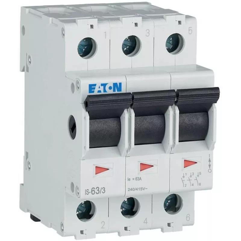 Eaton Interruptor principal cinzento 3 polos 63A 230V/AC, 415V/AC 276276