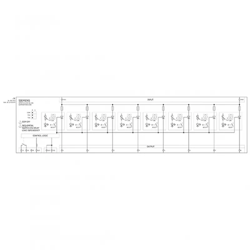 Siemens SITOP SEL1400 Módulo Seletivo DC 24 V/8 x 2,1 A (6EP4438-7EB00-3DX0)