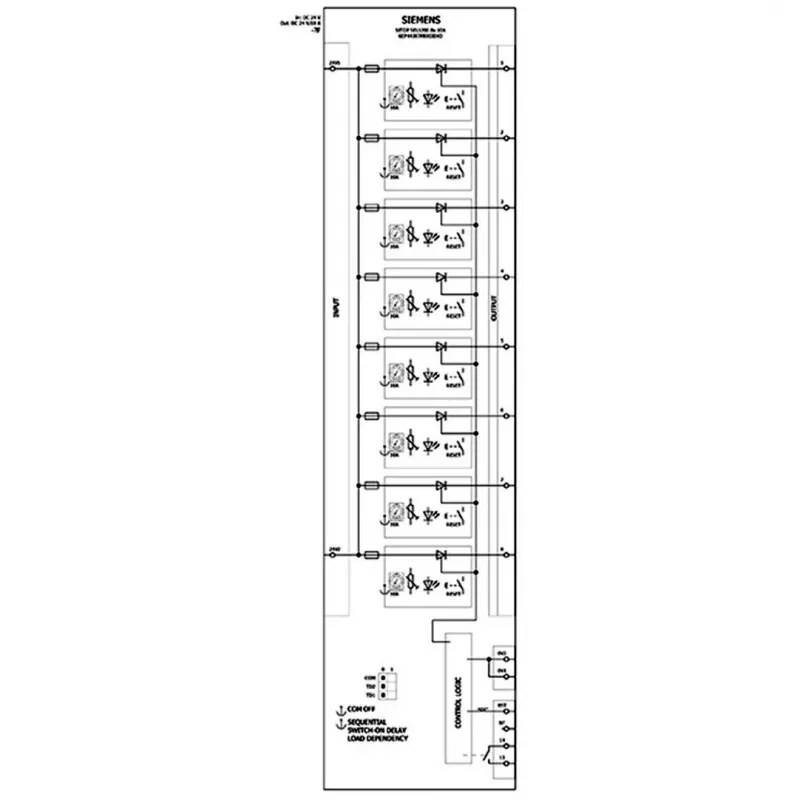 Siemens SITOP SEL1400 Módulo Seletivo DC 24 V/8 x 2,1 A (6EP4438-7EB00-3DX0)