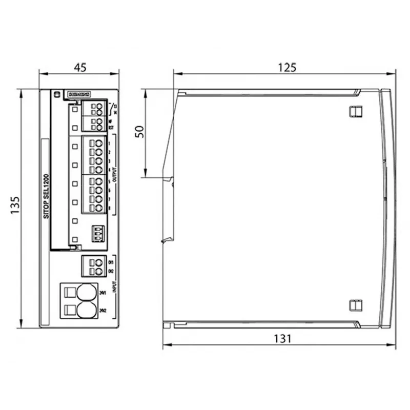 Siemens SITOP SEL1400 Módulo Seletivo DC 24 V/8 x 2,1 A (6EP4438-7EB00-3DX0)