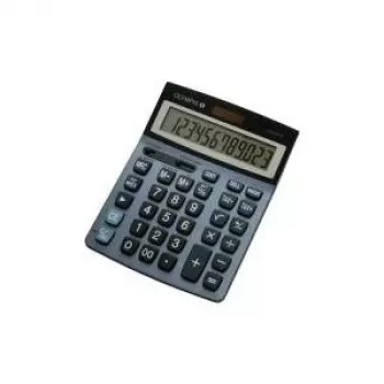 Olympia LCD 6112 calculadora de secretária, 12 dígitos, 1 linha, azul (941911003)