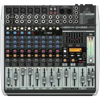 Behringer QX1222USB misturadora de áudio 16 canais