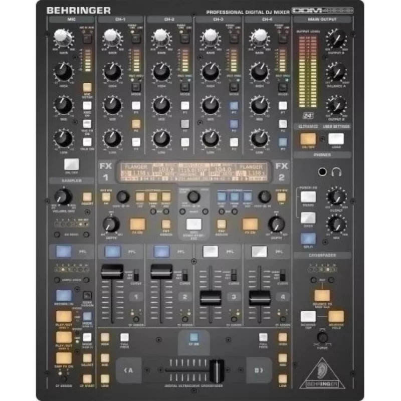Behringer DDM4000 misturadora DJ digital 5 canais