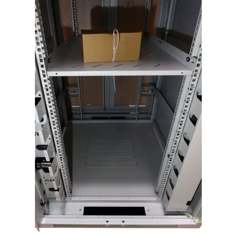 ALLNET ALL-SNB81222EKGrau armário de rede de pé 22U - capacidade de carga 500 kg - cinzento - 4 ventoinhas