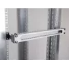 Conjunto de montagem adaptador de extensão de profundidade para rack de servidor Delock para prolongar a profundidade de instalação até 10 cm 1U preto
