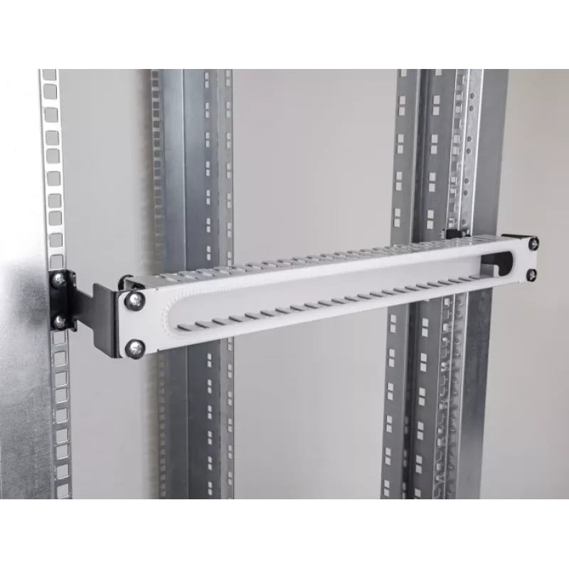Conjunto de montagem adaptador de extensão de profundidade para rack de servidor Delock para prolongar a profundidade de instalação até 10 cm 1U preto
