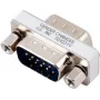 Adaptador de género mini EFB Elektronik, D-Sub 9 pinos macho para fêmea