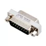 Adaptador AUI EFB Elektronik DB-15 Network Coupler macho para fêmea