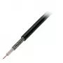 Cabo coaxial EFB Elektronik RG174 U, 50 Ohm, preto, 100m