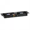 Unidade de ventilação EFB-Elektronik BASIC 2-fach, incl. termostato, RAL 9005 Plug & Play, para caixa de parede IP55