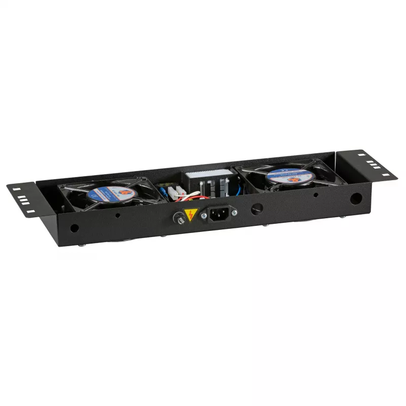 Unidade de ventilação EFB-Elektronik BASIC 2-fach, incl. termostato, RAL 9005 Plug & Play, para caixa de parede IP55